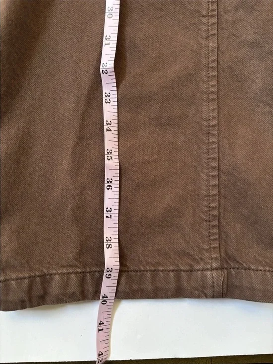 PacSun Brown Cargo Pants Women’s 23 Low Rise Baggy Wide Leg Y2K Streetwear - Picture 10 of 11